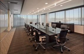 五星级酒店会议室背景墙效果图