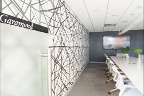 小型会议室背景墙效果图片