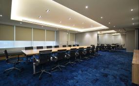 公司会议室背景墙设计图片