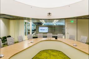 简约风格会议室背景墙设计效果图集