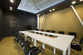 小型会议室背景墙装修效果图