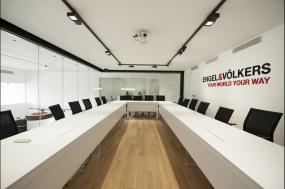 最新简约会议室背景墙效果图片