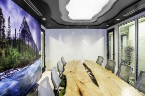 写字楼会议室背景墙装修效果图大全