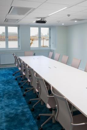 最新会议室背景墙设计装修效果图片