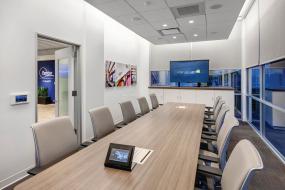 会议室背景墙面设计装修效果图片