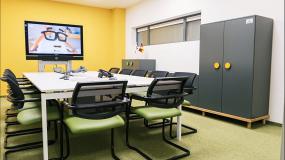 最新会议室背景墙装修效果图图集