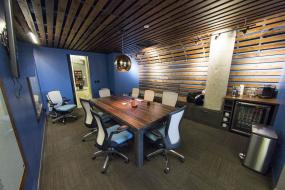 学校会议室背景墙装修效果图片