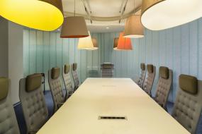 创意会议室背景墙装饰效果图