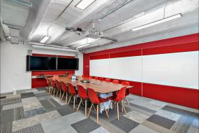 混搭设计风格会议室布置效果图