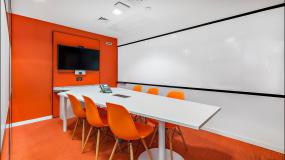 小型会议室室内布置设计效果图2018图片