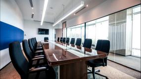 大型会议室室内布置效果图大全