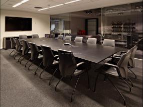 简约会议室布置装修效果图