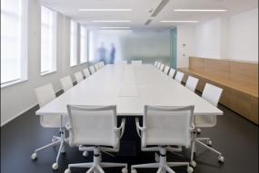 简约风格会议室布置效果图