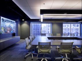 会议室布置装饰画装修效果图片