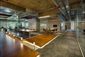 小会议室现场布置装修效果图