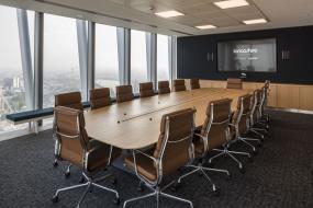 美式田园风格小型会议室布置