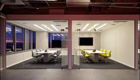 现代时尚会议室布置效果图