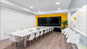 2018会议室布置装饰画装修效果图片