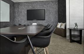 大型会议室室内布置效果图