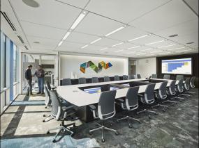 现代公司会议室装饰效果图片