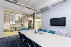 现代小会议室吸顶灯装修效果图片