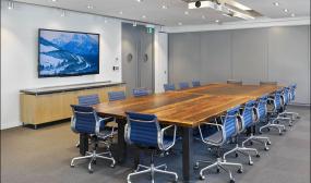 办公小会议室装修效果图