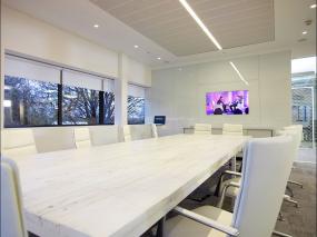 会议室卷帘落地窗装修效果图片大全