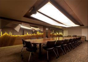 现代简约风格会议室室内装修效果图