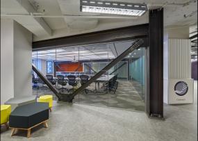 时尚会议室隐形纱窗装修效果图片