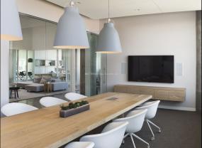 美式会议室装修图片