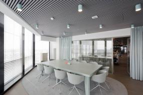 现代小会议室简约室内装修设计效果图