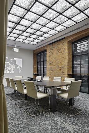简约式会议室地毯装修效果图片
