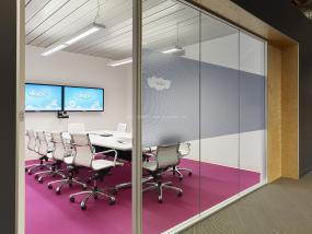 企业会议室卷帘装修效果图片