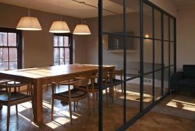 公司会议室内墙砖设计效果图