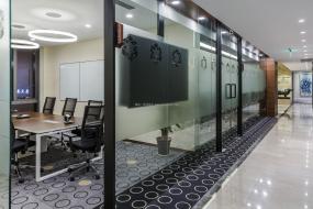 会议室中式背景墙效果图