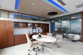 简约欧式风格老板办公室装修图