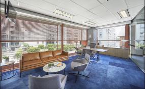 现代时尚简约风格老板办公室装修图