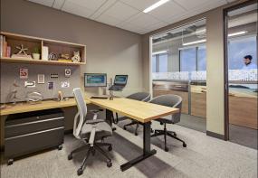 总经理办公室简约吊灯装修效果图片