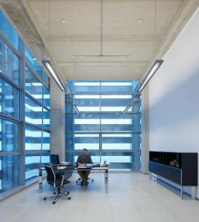 现代时尚装修风格老总办公室装饰图片