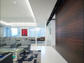 100平 办公室 空间设计效果图