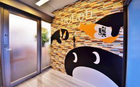 100平办公室装修实景图