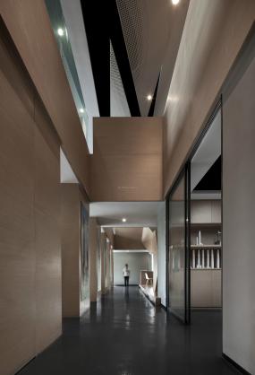 100平办公室布置效果图