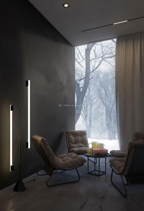 100平办公室效果图大全