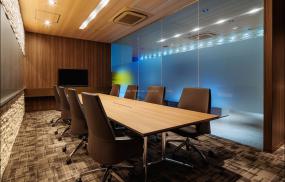 100平办公室软装布局