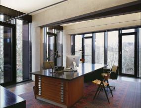 老总办公室室内背景墙设计效果图片欣赏