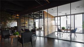 老总办公室小方几装修效果图