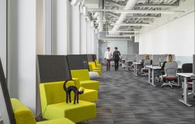 现代田园风格办公室装修管理