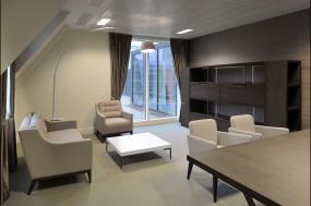 公司老板办公室背景墙设计装修效果图片