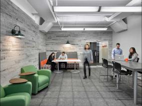 中国古典风格办公室公装装修效果图