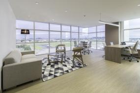 老板办公室简单室内装修效果图图片